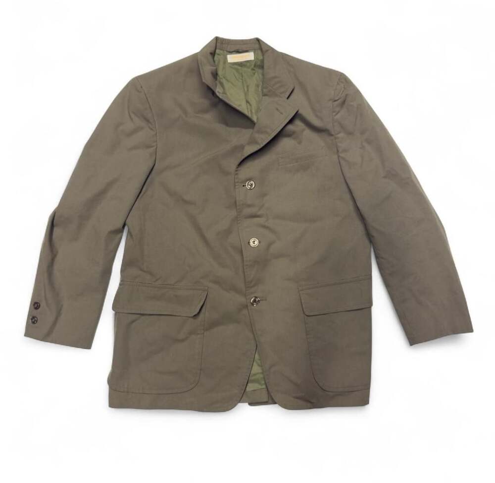 Brooks Brothers Jacket Size 40 Olive Green Cotton Blazer